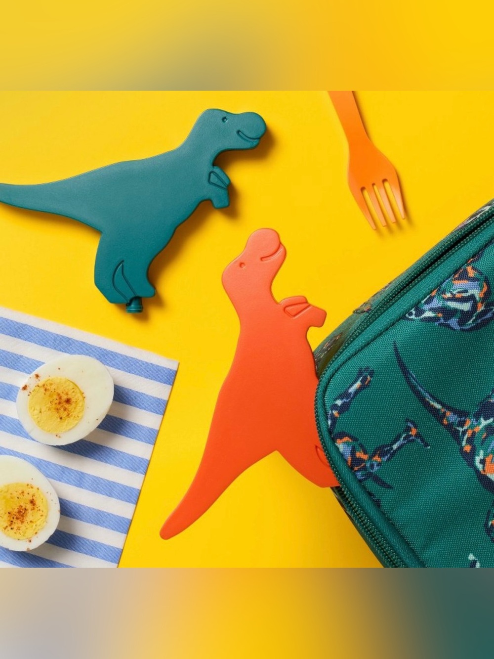 Lunchbox Ice Packs - Flowers, Dinosaurs, Strawberries, or Cowboy - Picture 5 of 11